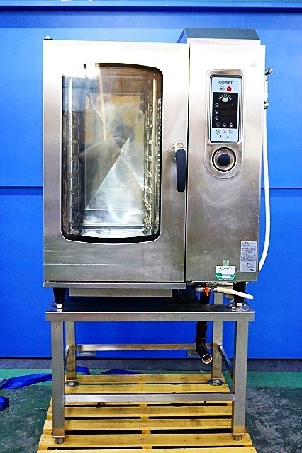 Comet Kato CSW-E101T Steam Convection Oven 10-Stage 200V with Stand [x1249203491]