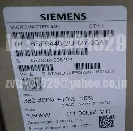 SIEMENS 6SE6440-2UD27-5CA1 Inverter [n1118618022]