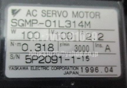 Yaskawa SGMP-01L314M Servo Motor [v1118431291]
