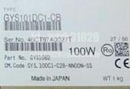 Fuji GYS101DC1-CB Servo Motor [f1118600119]