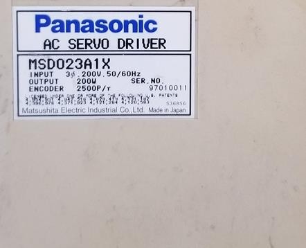 PANASONIC MSD023A1X Servo Driver [w1100864621]