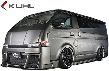 [M’s] Toyota 200 Series Hiace Type 4 (Narrow/Standard Car) Kuhl Racing Ver1 200V-GT Racing Bonnet Ver.1 FRP Cool Racing [u1072921921]