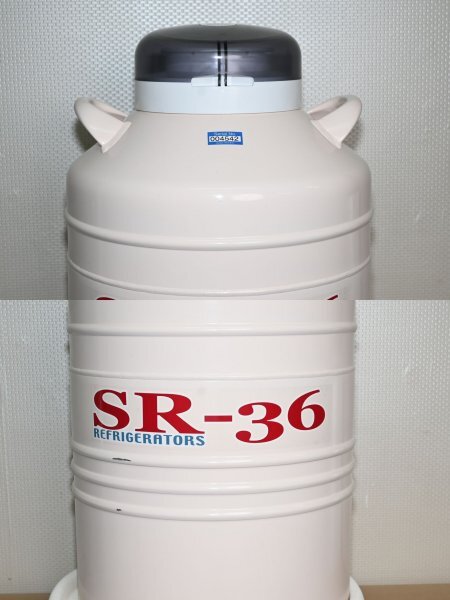 Cryo One SR-36 Liquid Nitrogen Freezing Storage Container with Caster Base [g1243392486]