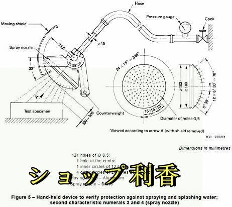 Watering Device 304 Stainless Steel Handheld Waterproof Test IEC60529 IPX3/IPX4 [h1131228159]