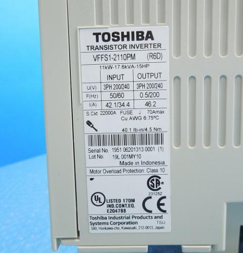 Toshiba VFFS1-2110PM Inverter [u1081446424]