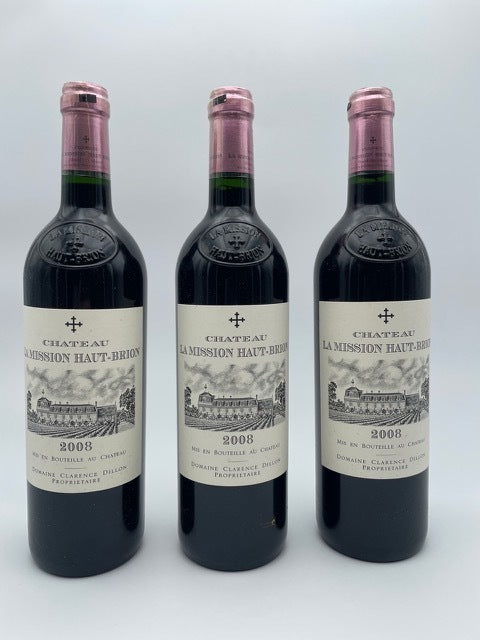 Chateau Mission Haut-Brion 2008 3bottles / Chateau Mission Haut-Brion 2008 3 bottles set Sommelier Tasting Party Birthday [o1129318666]
