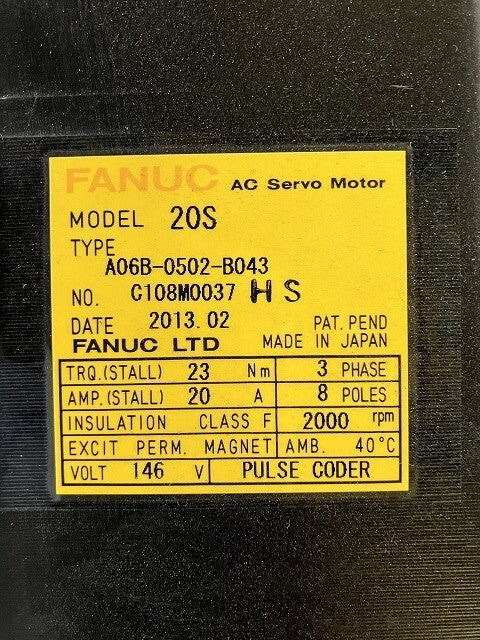 FANUC A06B-0502-B043 Servo Motor [r1146745115]