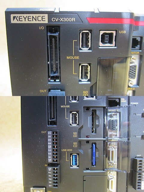 Keyence CV-X300R Image Processing Controller CA-DC40E Lighting Unit [l1155401523]