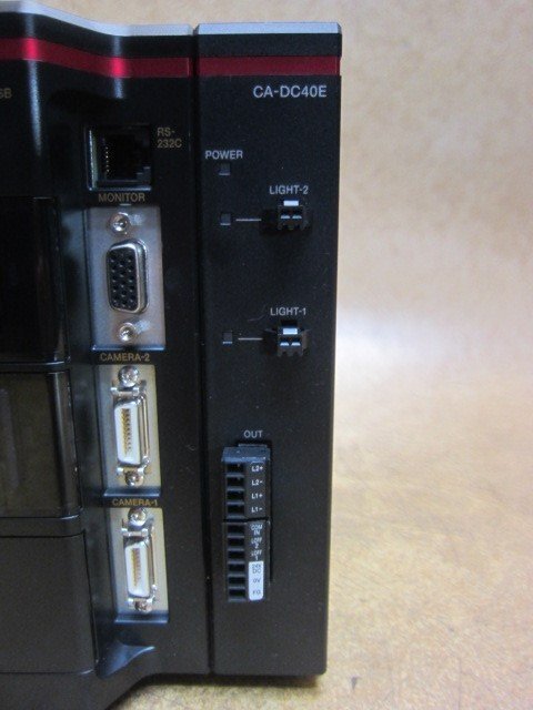 Keyence CV-X300R Image Processing Controller CA-DC40E Lighting Unit [l1155401523]
