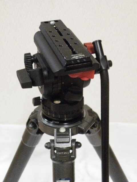 GITZO G1548 MK2 Carbon Tripod with G1422 and Zachtler FSB6 Fluid Head Video Tripod [l1192079547]