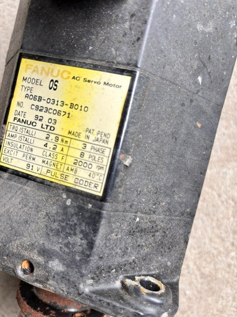 FANUC A06B-0313-B010 AC Servo Motor [v1233613219]