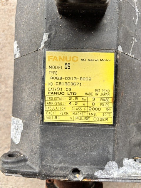 FANUC A06B-0313-B002 AC Servo Motor [r1233615112]