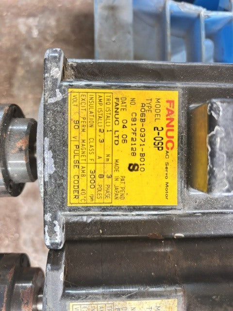 FANUC A06B-0371-B010 Model 2-0SP AC Servo Motor Set of 3 [s1233619570]