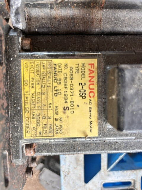 FANUC A06B-0371-B010 Model 2-0SP AC Servo Motor Set of 3 [s1233619570]