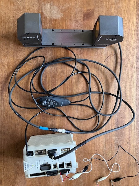 Keyence TM-3000 2D High-Speed Dimension Measurement System with Sensor Head and Cable [h1237361449]