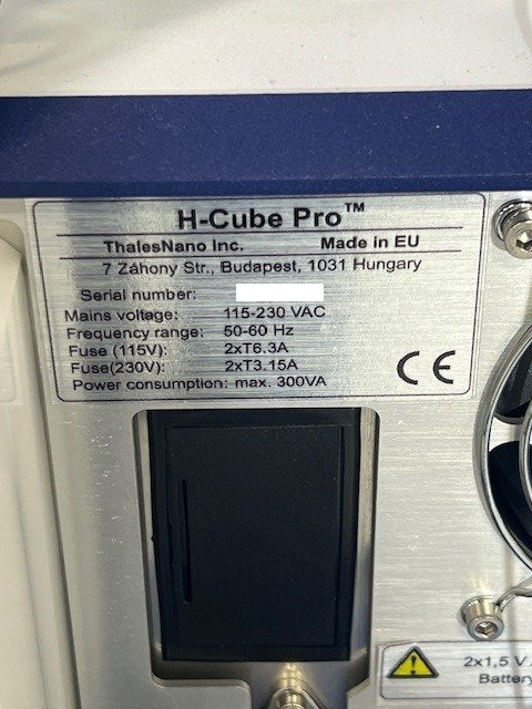 ThalesNano H-Cube Pro Hydrogenation Reactor [s1240118510]