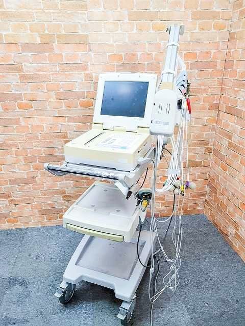 Fukuda FCP-7541 ECG Monitor with Automatic Analysis and Stand [f1241689177]