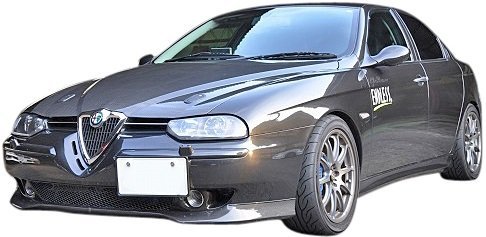 Alfa Romeo 156 Front Lip Spoiler Carbon Aero Parts 1997-2003 Sedan Sports Wagon [f1066604190]