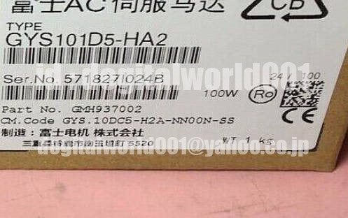 FUJI GYS101D5-HA2 Servo Motor [l1096773491]