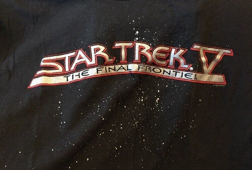 Star Trek V The Final Frontier 1989 Vintage T-Shirt [l1208878673]