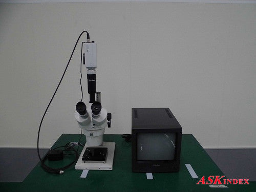 Carton Optical Stereo Microscope with Camera and Monitor [o1021884781]
