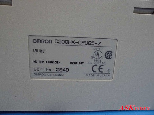 Omron C200HX-CPU65-Z Programmable Controller [e1022032221]
