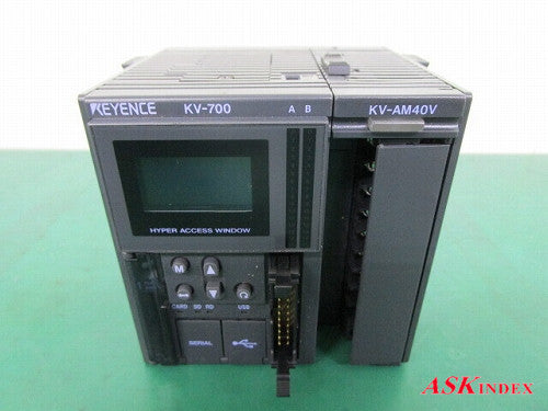 Keyence KV-700 CPU Unit with KV-AM40V A/D D/A Conversion Unit [l1087291532]