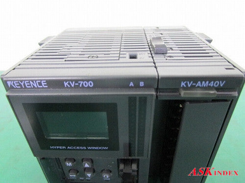 Keyence KV-700 CPU Unit with KV-AM40V A/D D/A Conversion Unit [l1087291532]