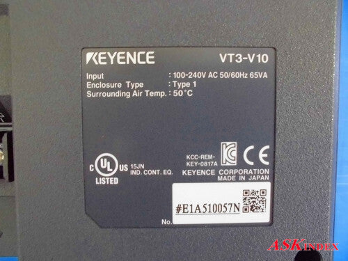 Keyence VT3-V10 10-inch VGA TFT Color Touch Panel [h1145149494]