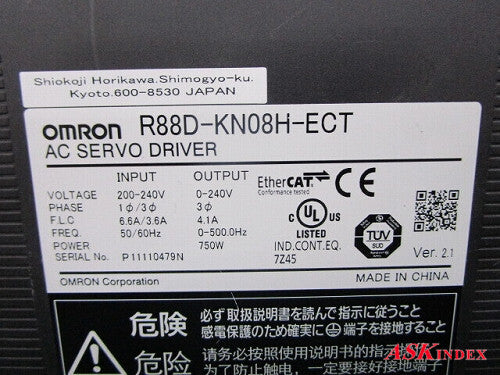 OMRON R88D-KN08H-ECT AC Servo Driver [n1187486135]