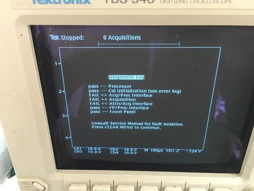 Tektronix TDS 540 4 Channel Digitizing Oscilloscope 500MHz 1GS/s [o1196589485]