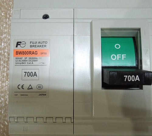 Fuji Electric BW800RAG-3P700 Backside Breaker Unused [u1189250720]