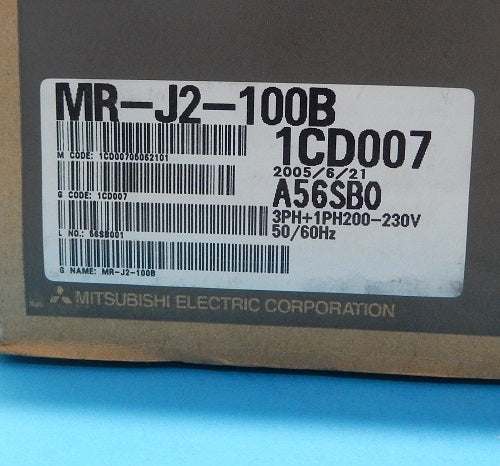 Mitsubishi Electric MR-J2-100B Servo Amplifier [n1054925264]