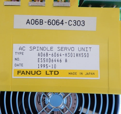 FANUC A06B-6064-H301#H550 Spindle Servo Unit [q1079920996]