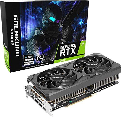 NVIDIA GeForce RTX3070 Graphic Card GDDR6 8GB GALAKURO GAMING Series [s1209214922]