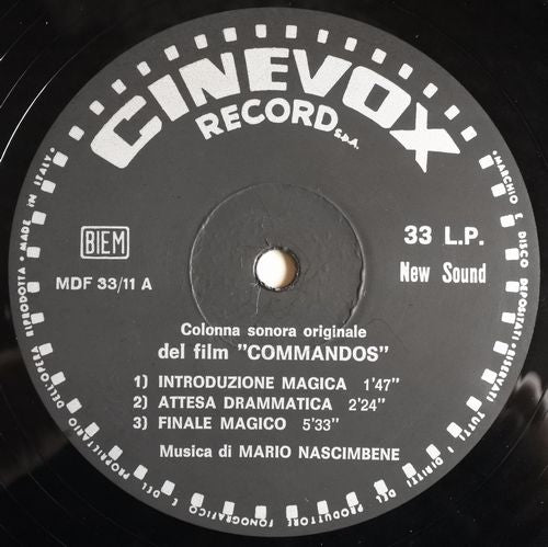 Iban Original LP - Hell's Battlefield - Commandos - Mario Nascimbene [c1120390431]