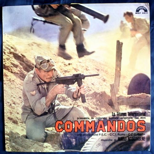 Iban Original LP - Hell's Battlefield - Commandos - Mario Nascimbene [c1120390431]
