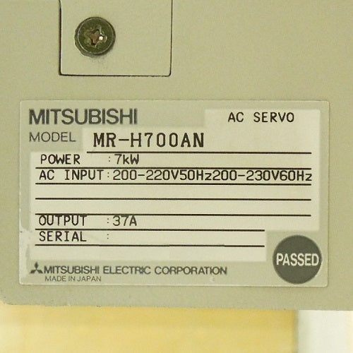Mitsubishi Electric MR-H700AN Servo Amplifier [b1054914147]