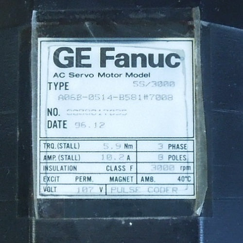 FANUC A06B-0514-B581 Servo Motor [j1054938018]