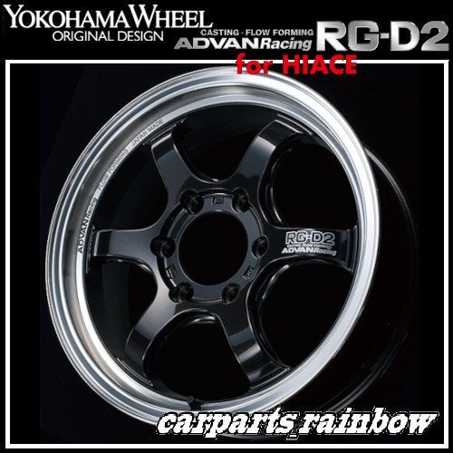 ★YOKOHAMA WHEEL ADVAN Racing RG-D2 for HIACE/HIACE 18×8.0J/8J 6/139.7 +38★MBG/Black Gunmetal★New price for 2★ [b1163329643]