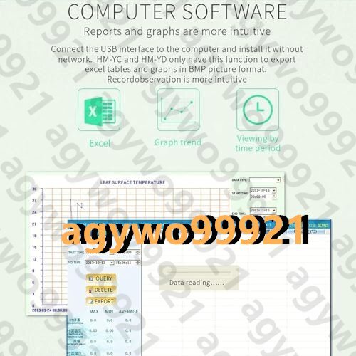 Handheld Chlorophyll Analyzer - Phytonutrient Testing Device - USB Data Export for Agriculture [e1172540437]
