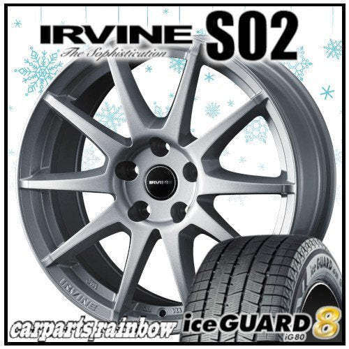 Yokohama Ice Guard Eight IG80 175/65R15 Tire Set + IRVINE S02 15x6.0J Wheel Set [h1202909963]