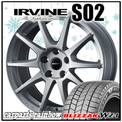 Bridgestone Blizzak WZ-1 175/65R15 Tire Set, Irvine S02 15x6.0J Wheel Set, 4 Pieces [l1204420096]