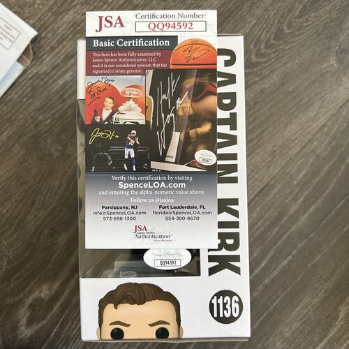 Funko Pop 1136 Star Trek William Shatner Signed Autograph Rare [b1208110635]