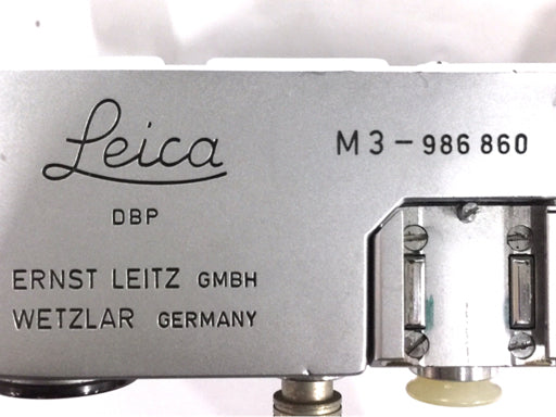 Leica M3 Body Chrome Rangefinder Film Camera [o1219823501]