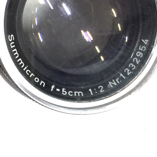 Leica SUMMICRON 5cm F2 Camera Lens Manual Focus [o1217136515]