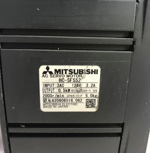 Mitsubishi Electric HC-SFS52 Servo Motor [h1146766964]
