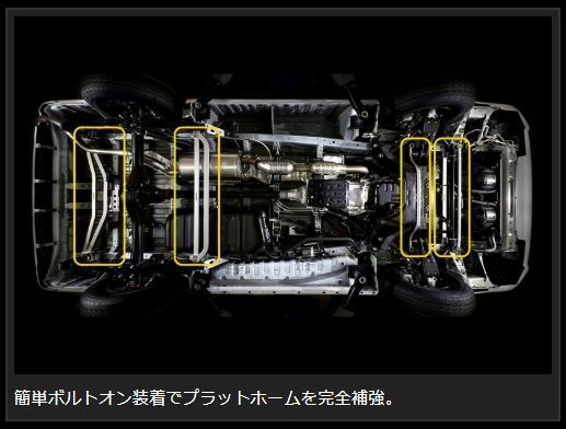 Hiace 200 Series OUBS3H Frame Support Set Full Set MOONFACE [s1134605933]