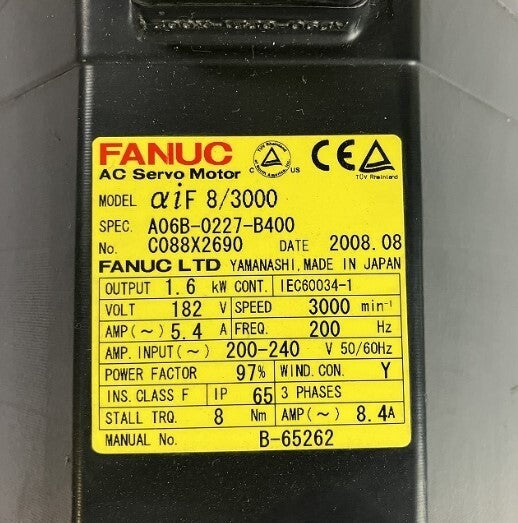 FANUC A06B-0227-B400 Servo Motor [n1146762217]
