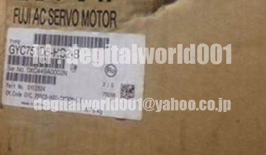 FUJI GYC751D5-HC2-B Servo Motor [b1096775410]